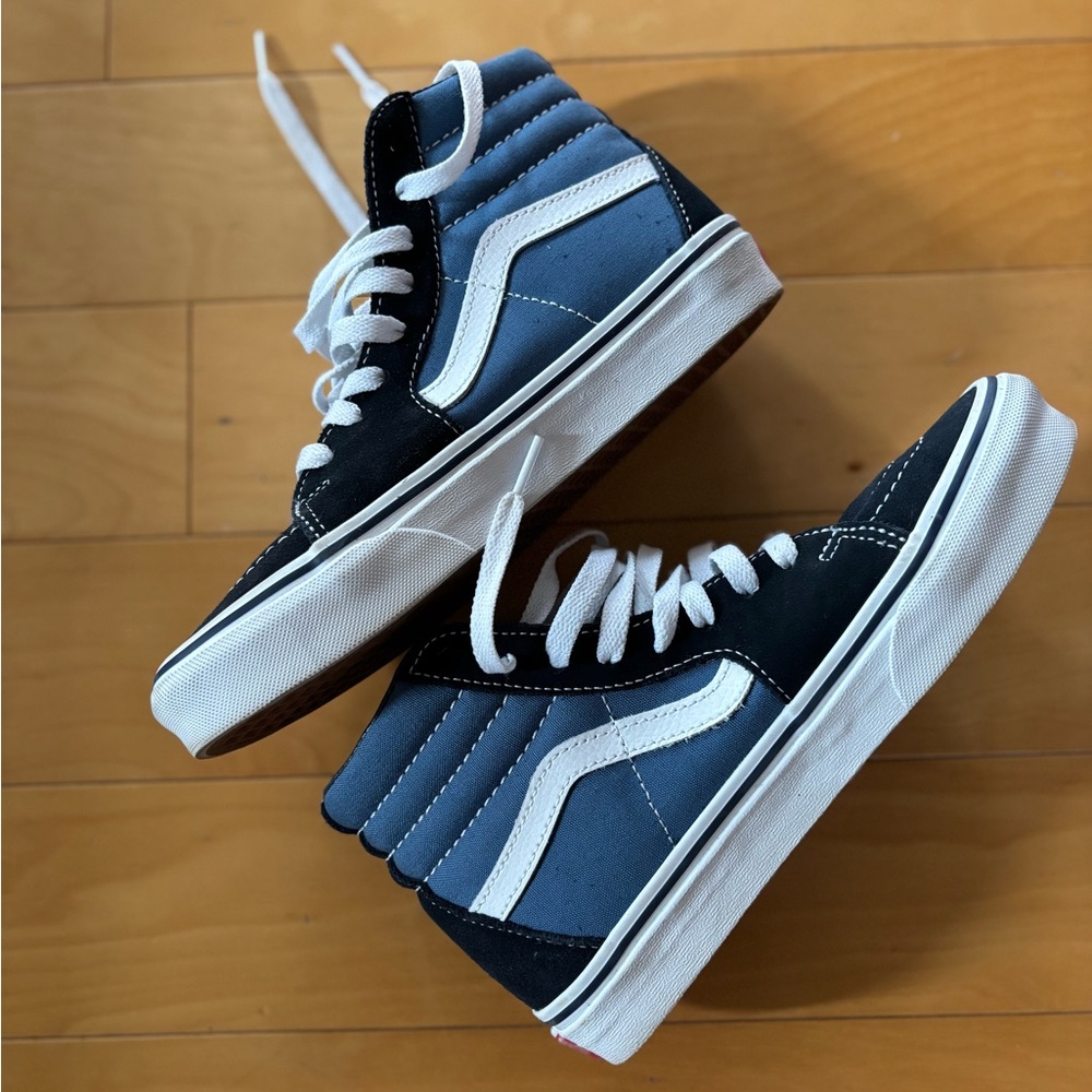 Vans Navy and Black Sk8-Hi high top shoes